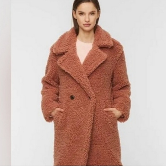 UGG Teddy Bear 🧸 Coat in Firewood. 🔥 🪵 XL Sold Out Color-way. - Picture 9 of 16